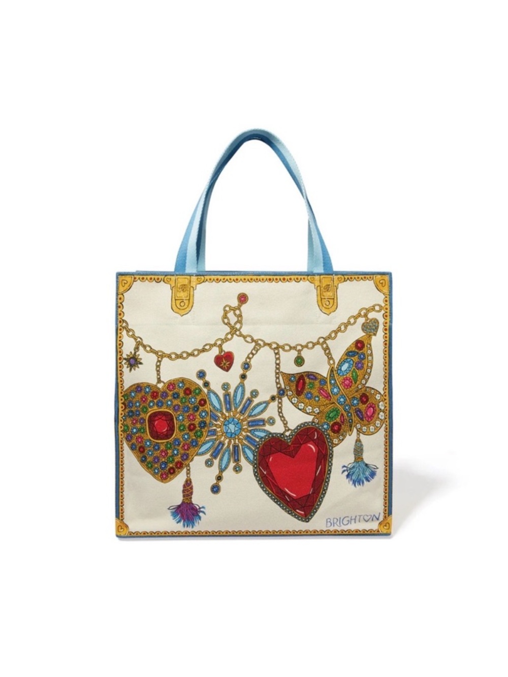 Brighton Glittering Love Tote NWT - Picture 3 of 7